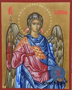 Archanjel Gabriel, ikona, kresťanské umenie